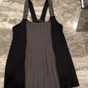 Ella Moss - Extra Small Black and Gray Tank Top